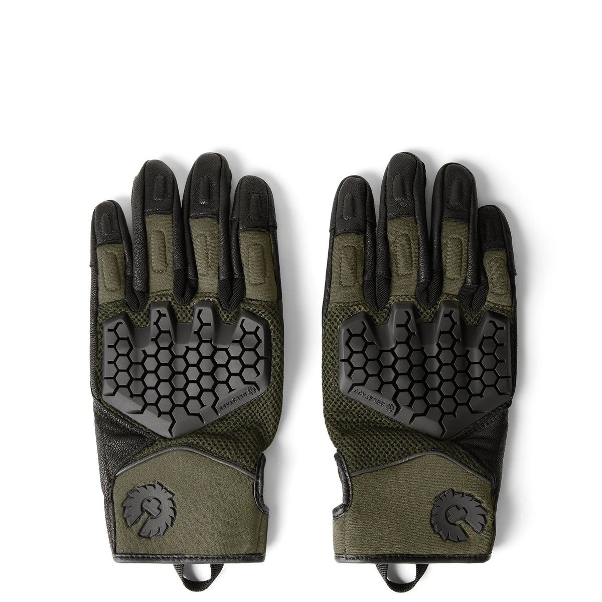 Belstaff Twyford Motorcycle Gloves - Olive