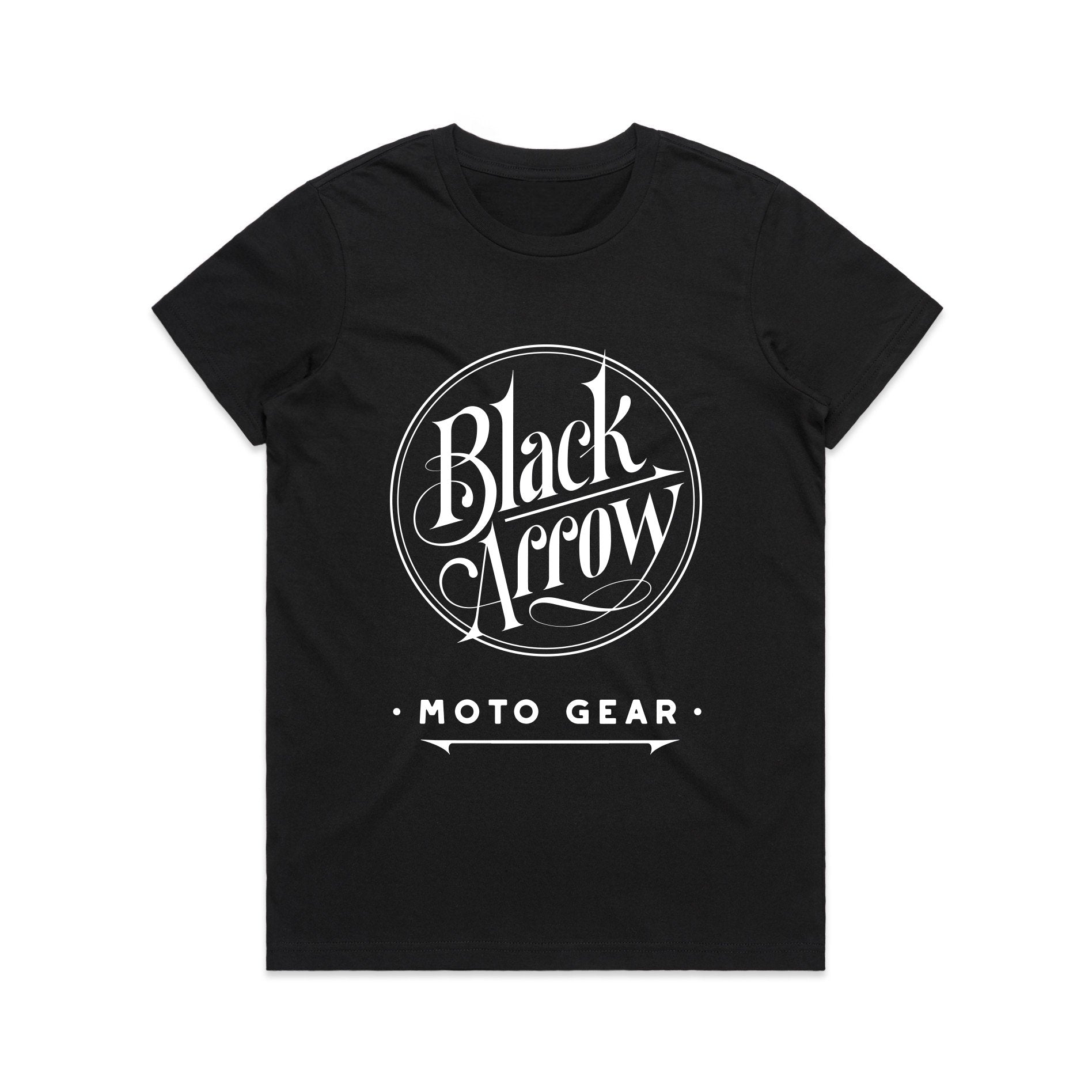 Black Arrow Ladies Logo Motorcycle T'Shirt
