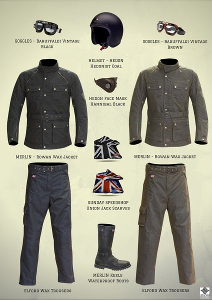 Classic Style Mens Motorcycle Clothing