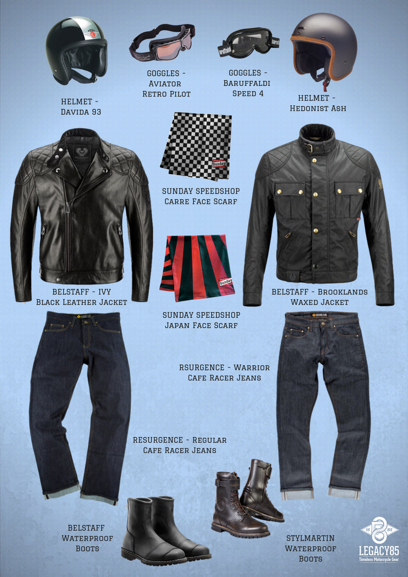 Cafe Racer motorcycle style – LEGACY85 - a Retro Culture brand