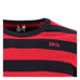 13 AND A HALF BEHIND BARS Long sleeve shirt - BLACK / RED