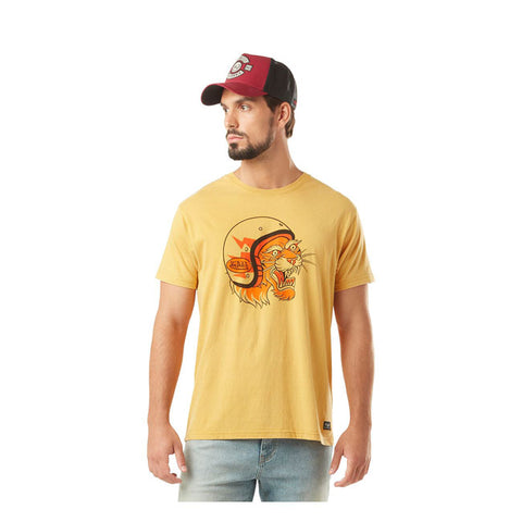 Von Dutch - Lion T Shirt - Yellow