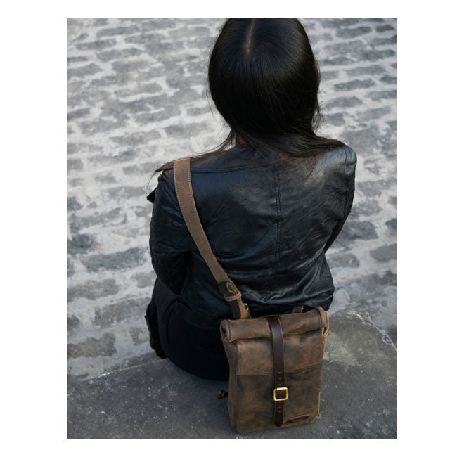 TRIP MACHINE MINI PANNIER - TOBACCO – LEGACY85 - a Retro Culture brand