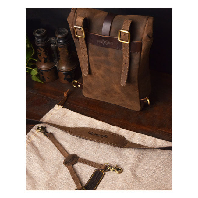 TRIP MACHINE MINI PANNIER - TOBACCO – LEGACY85 - a Retro Culture brand