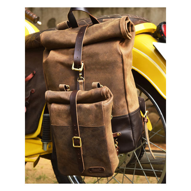 TRIP MACHINE MINI PANNIER - TOBACCO – LEGACY85 - a Retro Culture brand