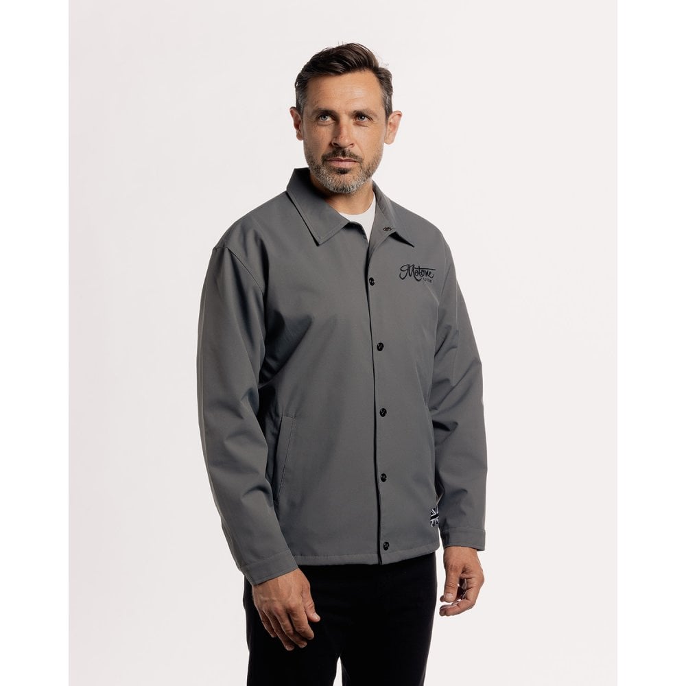 Motone COACH Jacket - Grey/Black – LEGACY85 - a Retro Culture brand