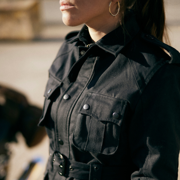 Safari style 2025 jacket ladies