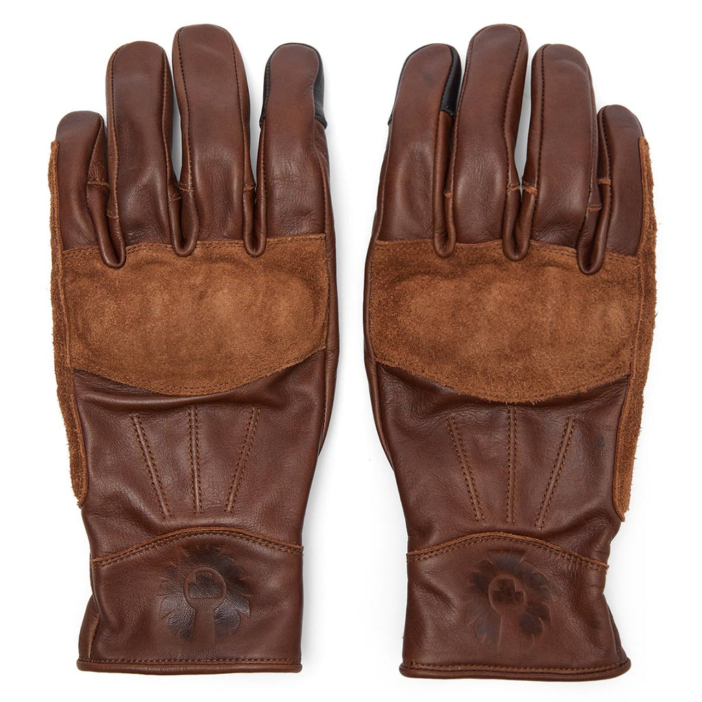 Belstaff Clinch Leather Gloves - Brown