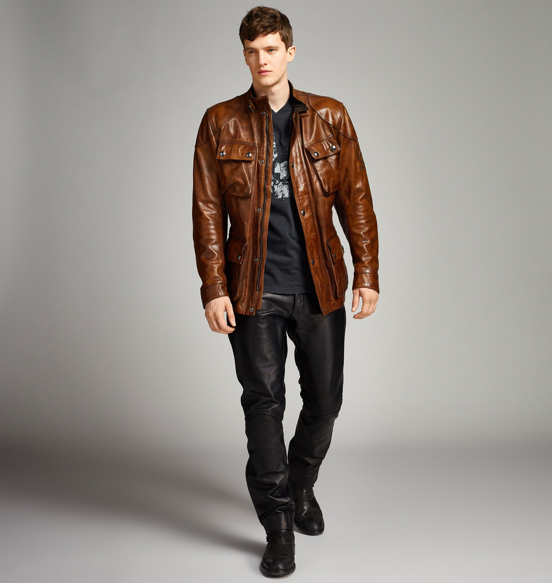 Belstaff Classic Tourist Trophy Men's Leather Jacket – LEGACY85