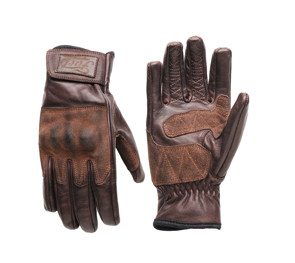 Fuel Ladies Rodeo Motorcycle Gloves - Brown