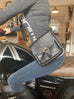 Leather Hip Pouch -  Vickers - Black