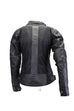 By City Ladies Sahara Venty II Mesh Leather Jacket