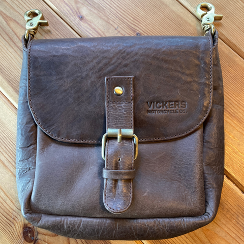 Leather Hip Pouch -  Vickers - Brown