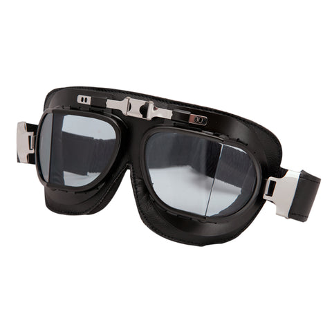 Baruffaldi Vintage Black Leather Goggles