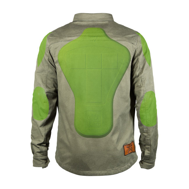 JOHN DOE MOTOSHIRT OLIVE XTM – LEGACY85 - a Retro Culture brand