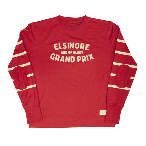 Age of Glory - Elsinore Grand Prix Long Sleeve T-shirt Red Ecru