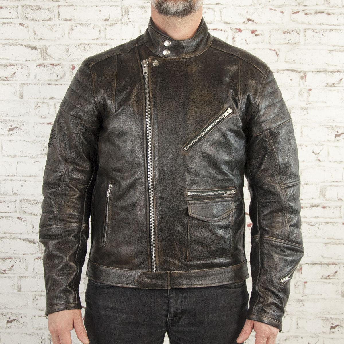 Age of Glory - Rocker Leather Jacket – LEGACY85 - a Retro Culture brand