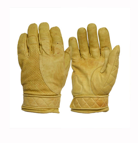 GOLDTOP - Short Bobber Gloves - Waxed Tan