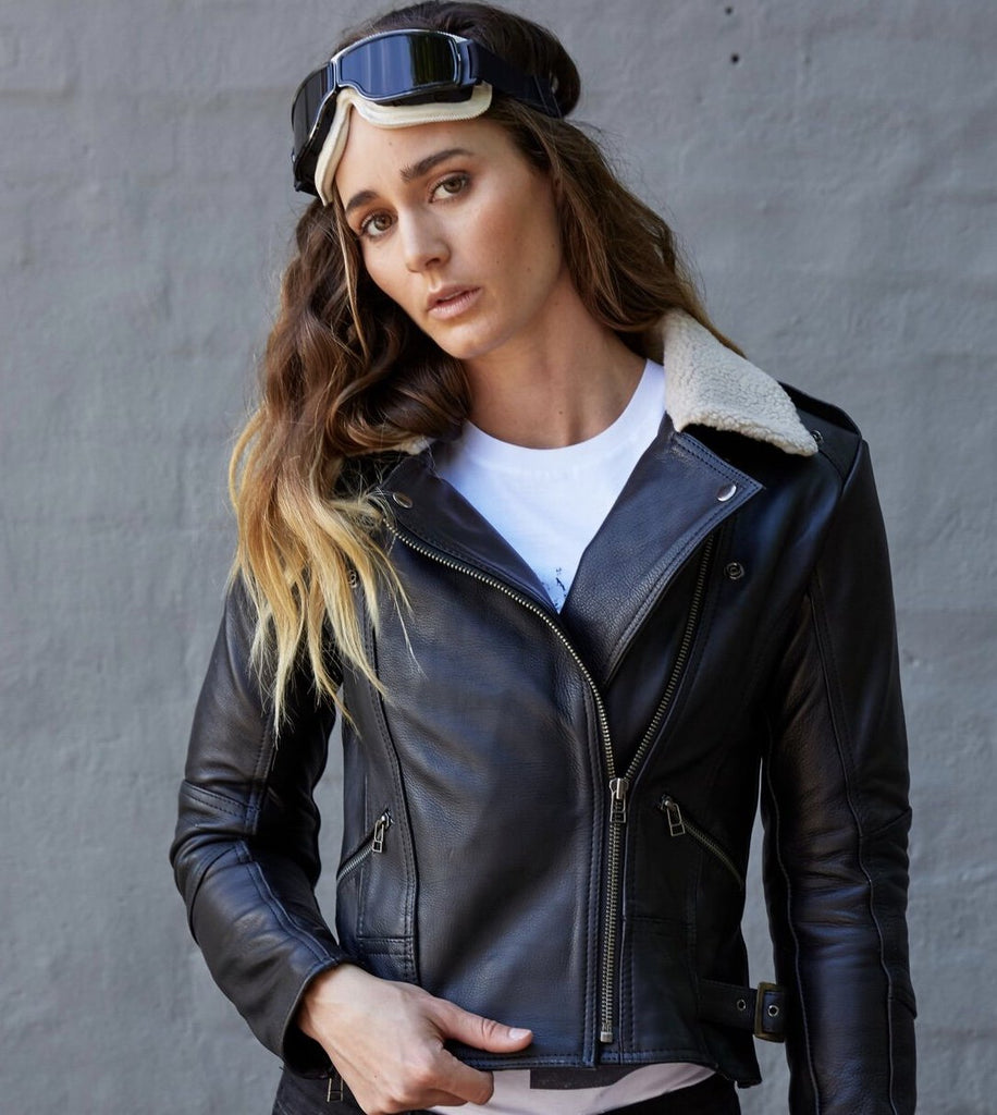 Blackbird Ladies Fly By Night Leather Jacket – LEGACY85