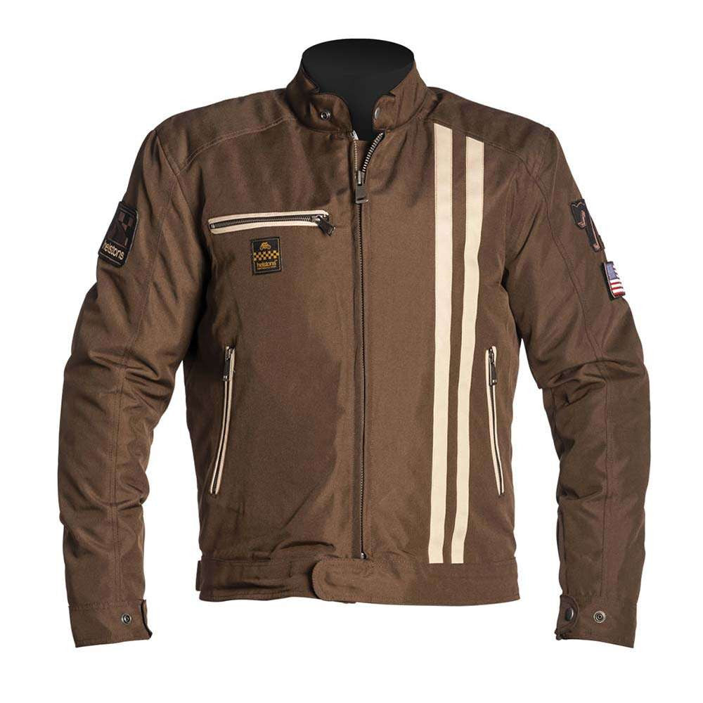 Helstons COBRA Motorcycle Jacket - Brown/Beige