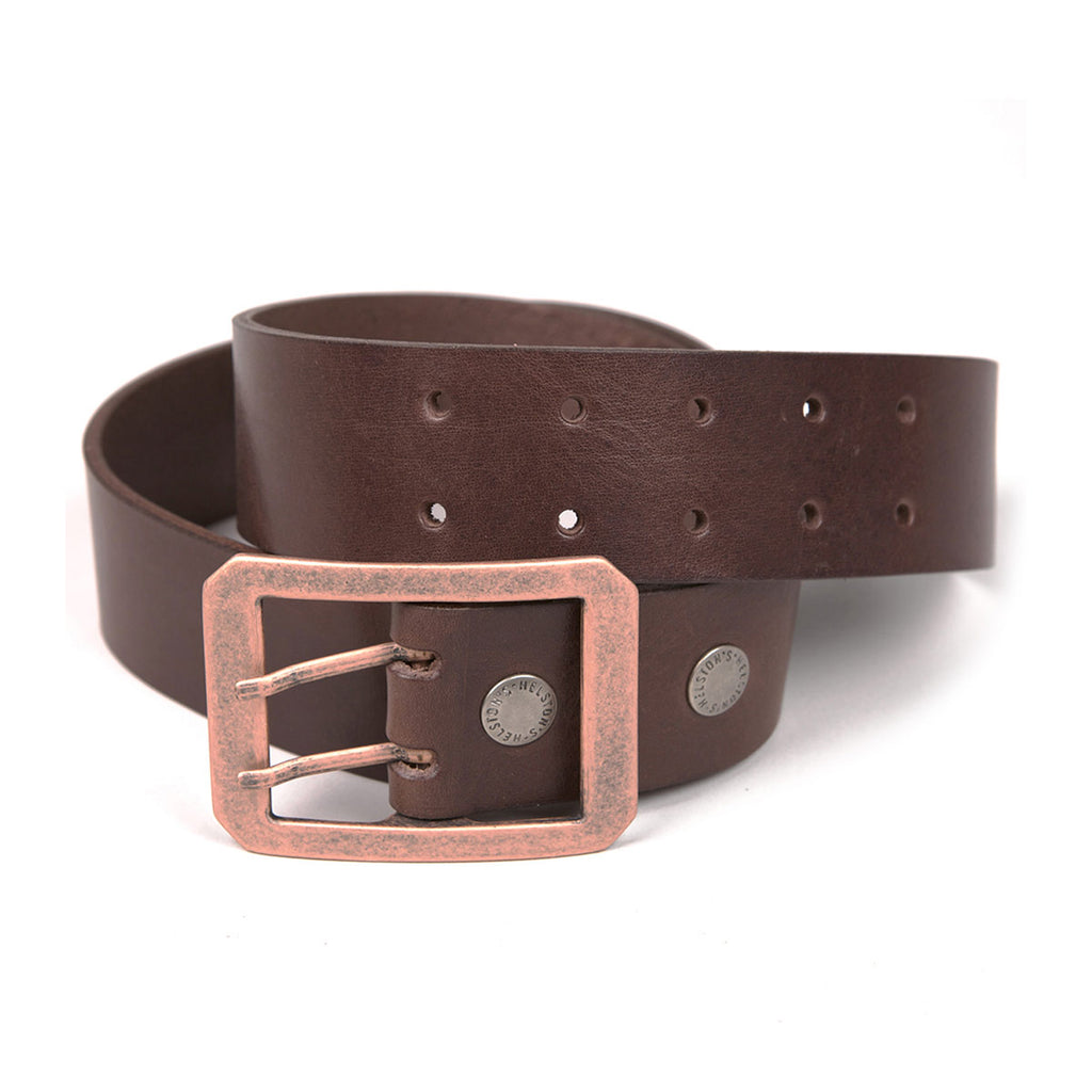 Helstons Double D Belts Black, Brown or Tan Leather