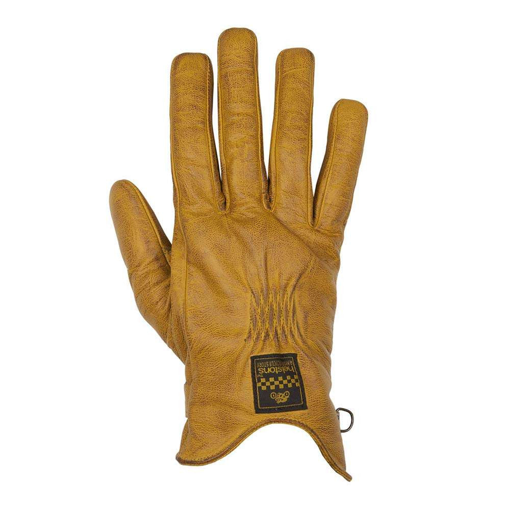 Helstons SWALLOW Ladies Leather Summer Motorcycle Glove - Gold