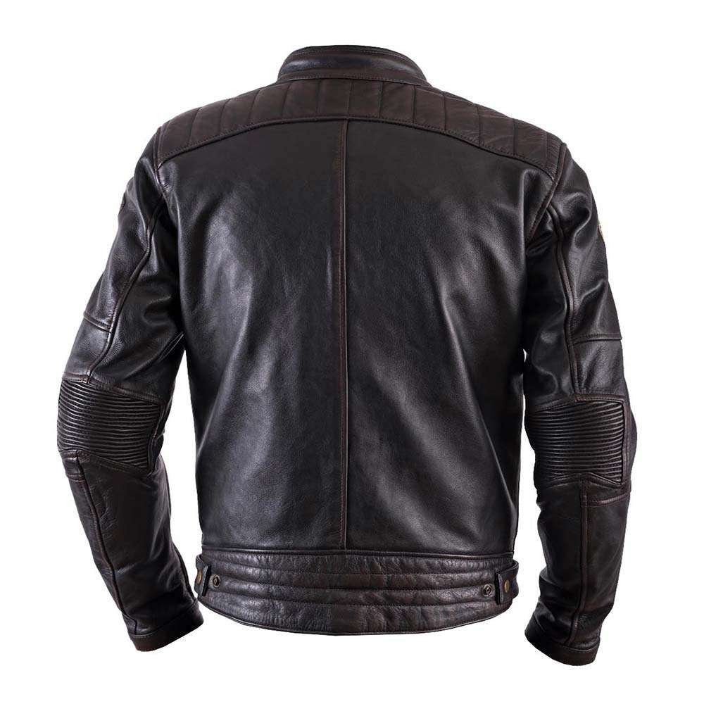 The Track Leather motorcycle Jacket by Helstons – an aged cowhide