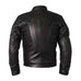 Helstons TRACKER Rag Black Leather Motorcycle Jacket