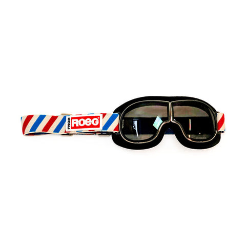 Roeg Jettson GOGGLES - Red/White/Blue Striped Strap