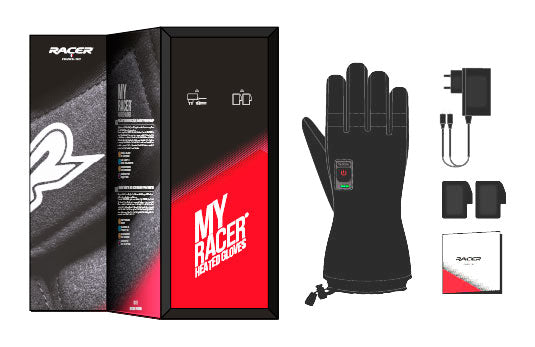 Racer Connectic 4 F Heated Glove - Ladies - Black