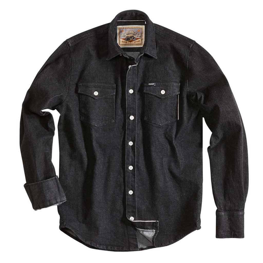 Rokker - Maine Long Sleeve Shirt - Black