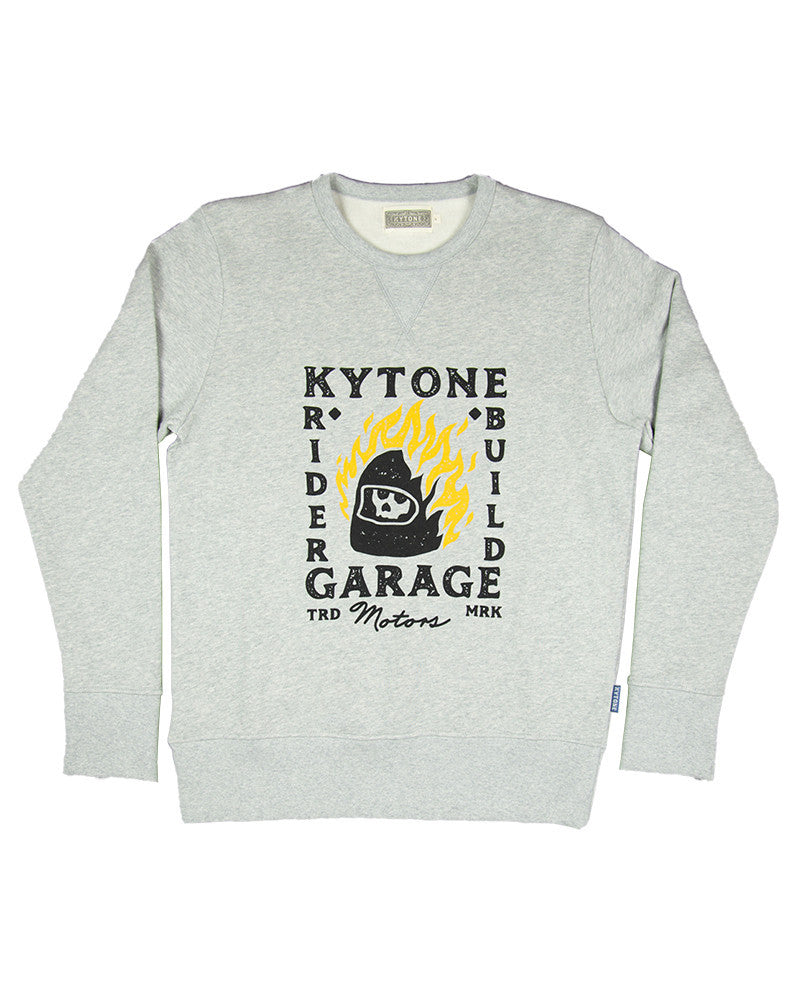 Kytone - Sweats Skull Garage - Grey Sweatshirt