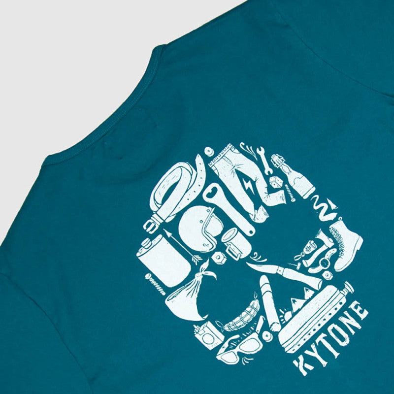 Kytone 'Skull' T-shirt - Blue